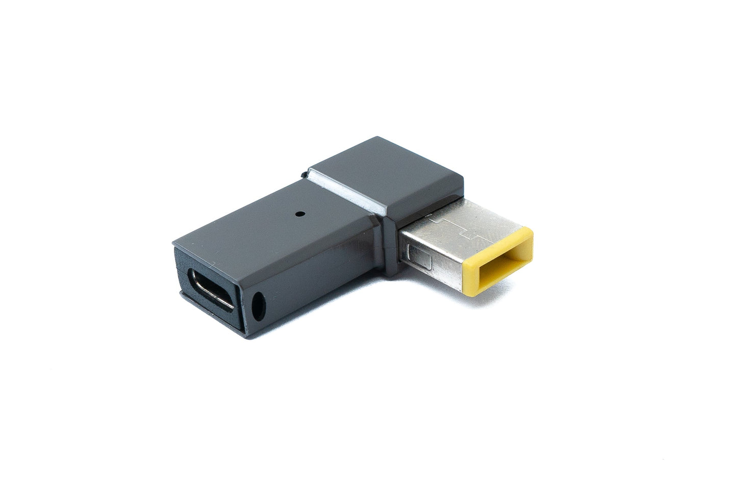 SYSTEM-S USB 3.1 Adapter Typ C Stecker zu Rectangle 10,0 x 6,0 mm Buchse in Grau