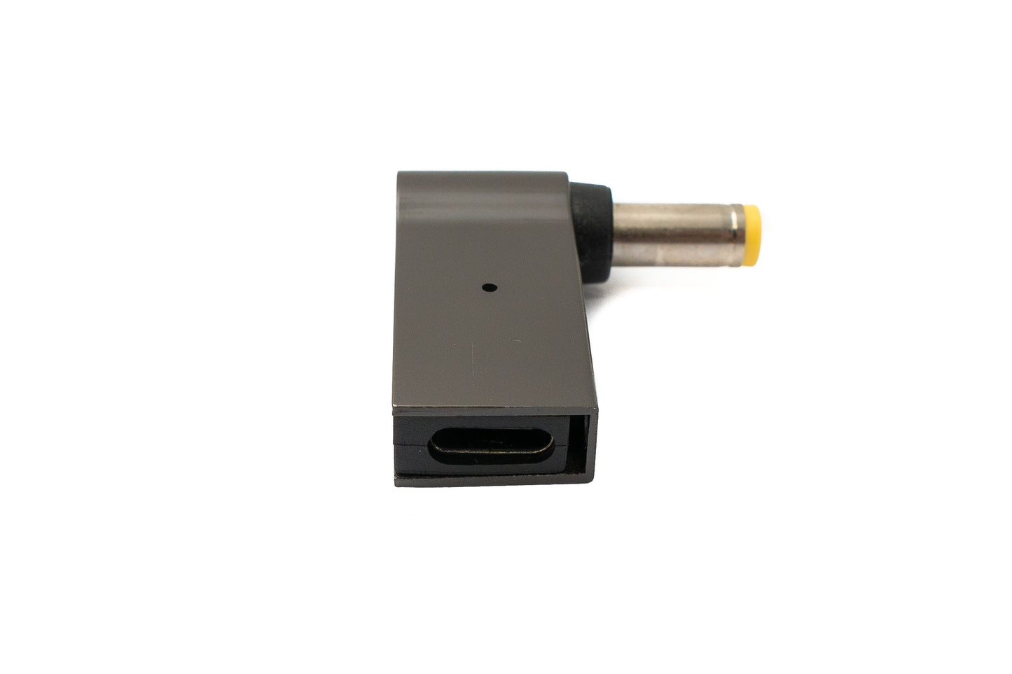 SYSTEM-S USB 3.1 Adapter Typ C Stecker zu DC 20V 5,5 x 2,5 mm Buchse in Grau