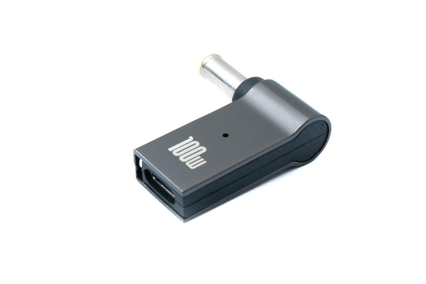 SYSTEM-S USB 3.1 Adapter Typ C Stecker zu DC 20V 5,0 x 3,0 mm Buchse in Grau