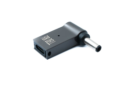 SYSTEM-S USB 3.1 Adapter Type C Male to Dell DC 20V 4.5 x 3.0 mm Female in Gray