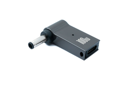 SYSTEM-S USB 3.1 Adapter Type C Male to Dell DC 20V 4.5 x 3.0 mm Female in Gray