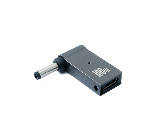 SYSTEM-S USB 3.1 Adapter Type C Male to DC 20V 4.0 x 1.7 mm Female in Gray