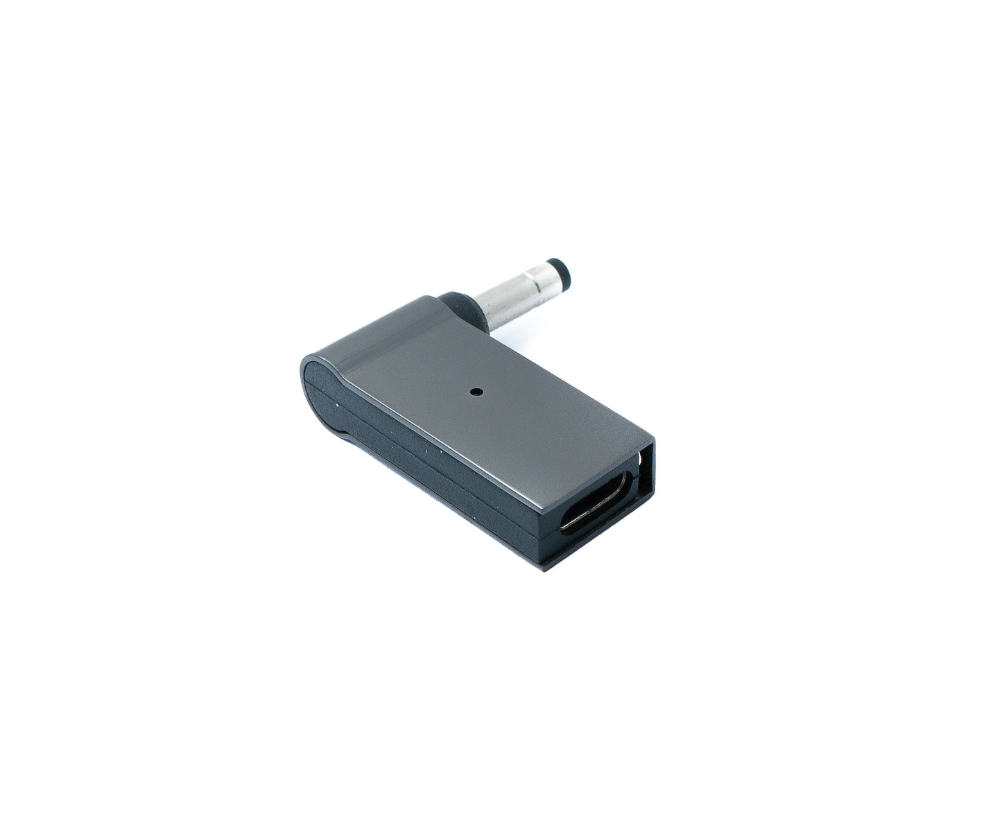 SYSTEM-S USB 3.1 Adapter Typ C Stecker zu DC 20V 4,0 x 1,7 mm Buchse in Grau