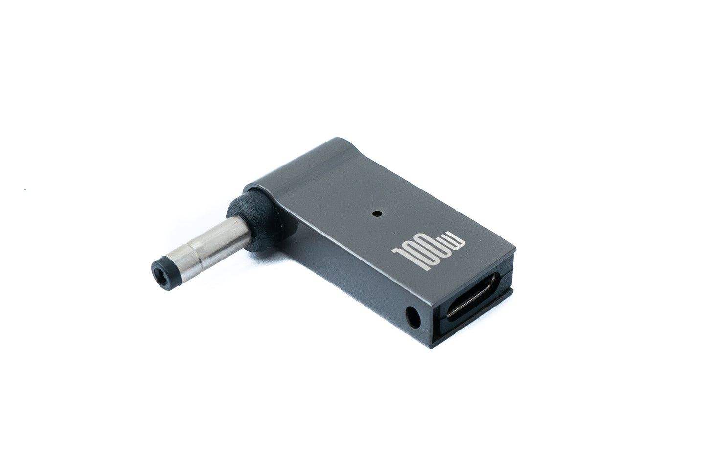SYSTEM-S USB 3.1 Adapter Typ C Stecker zu DC 20V 4,0 x 1,7 mm Buchse in Grau