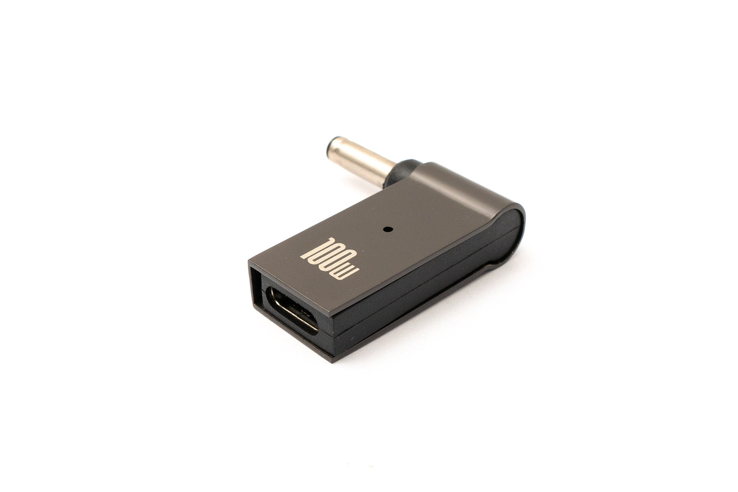 SYSTEM-S USB 3.1 Adapter Typ C Stecker zu DC 20V 4,0 x 1,35 mm Buchse in Grau