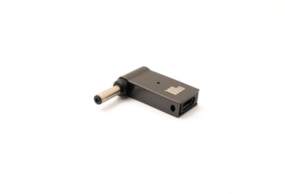 SYSTEM-S USB 3.1 Adapter Typ C Stecker zu DC 20V 4,0 x 1,35 mm Buchse in Grau