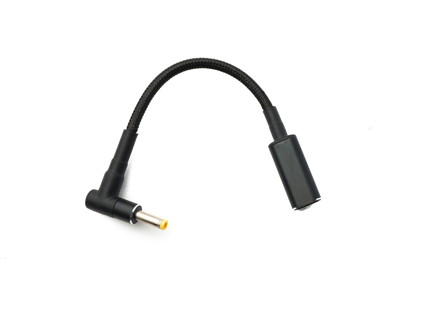 SYSTEM-S DC 20V cable 15 cm 4.0 x 1.7 plug to USB 3.1 Type C socket braided angle