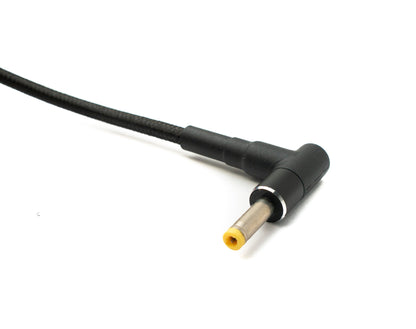 SYSTEM-S DC 20V cable 15 cm 4.0 x 1.7 plug to USB 3.1 Type C socket braided angle