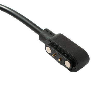 SYSTEM-S USB 2.0 Kabel 100 cm Ladekabel für Xiaomi Haylou GS LS09A Smartwatch in Schwarz