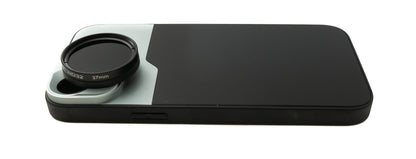 SYSTEM-S ND Filter Set 37 mm Neutraldichte mit Hülle und Tasche für iPhone 14 Plus