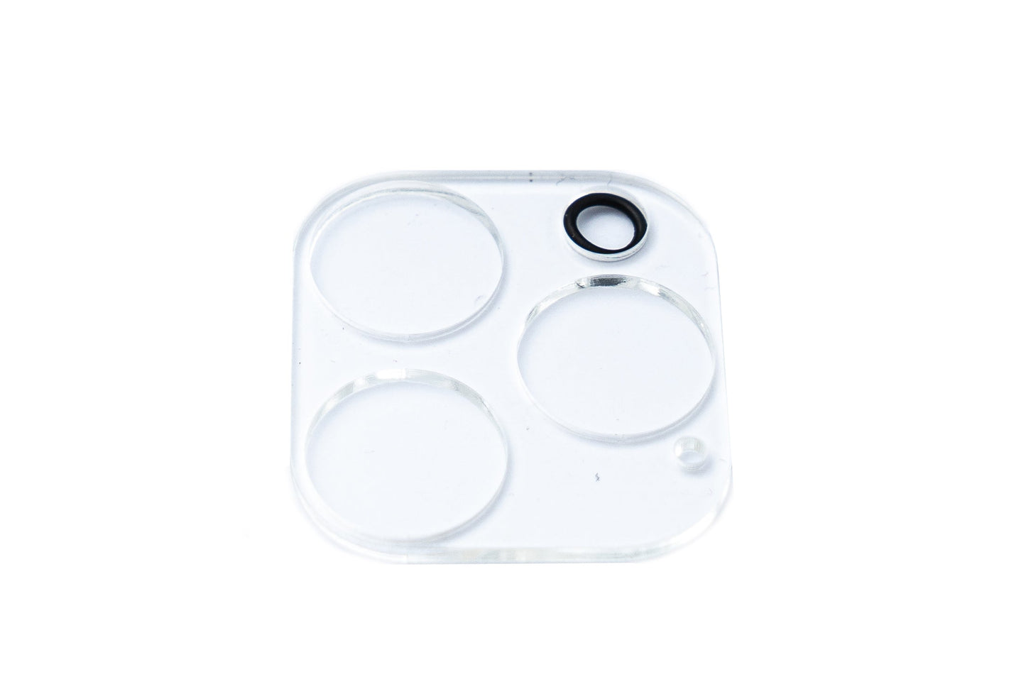 SYSTEM-S Kamera Schutz Linse Objektiv Abdeckung aus transparent Glas für iPhone 12 Max