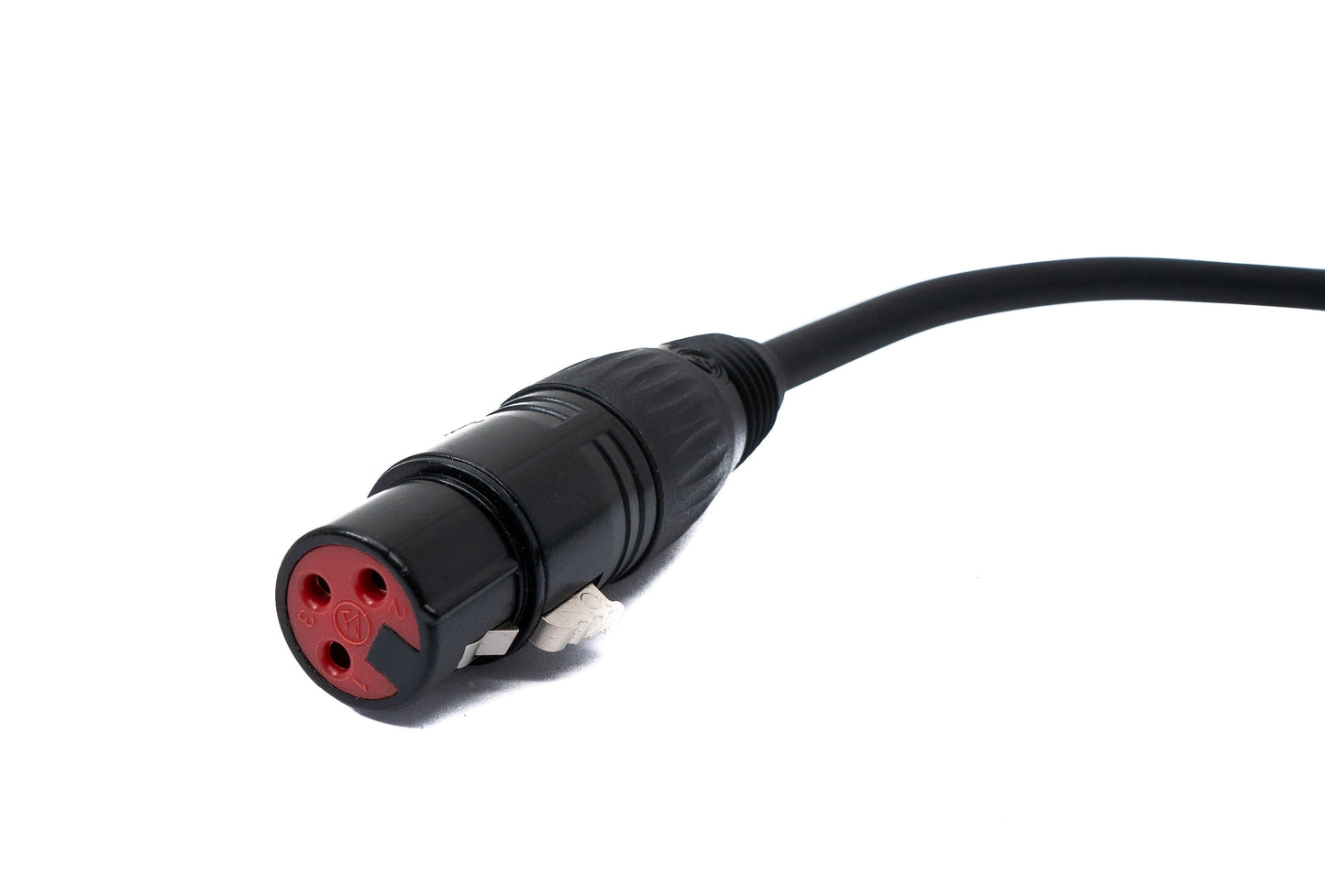 SYSTEM-S Audio Kabel 10 m XLR 3 polig Stecker zu Buchse AUX in Schwarz