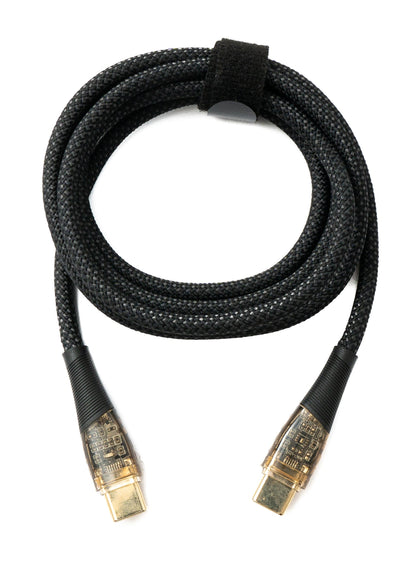 SYSTEM-S USB 3.1 Gen 2 Typ C Kabel 120 cm Stecker zu Stecker 10 Gbit/s 100W
