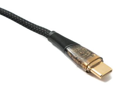 SYSTEM-S USB 3.1 Gen 2 Typ C Kabel 120 cm Stecker zu Stecker 10 Gbit/s 100W