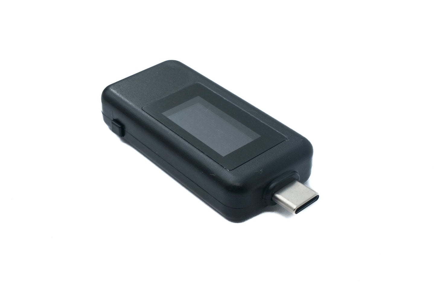 SYSTEM-S USB 3.1 Multimeter Spannung Watt Leistung Messgerät Typ C Tester in Schwarz