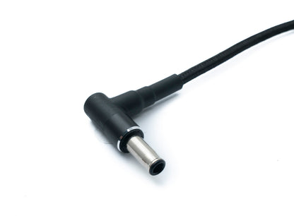 SYSTEM-S DC 20V Kabel 15 cm 5,5 x 3,0 Stecker zu USB 3.1 Typ C Buchse geflochten Winkel