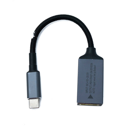 SYSTEM-S USB 3.1 Kabel 15 cm Typ C Stecker zu Lenovo Square Buchse geflochten