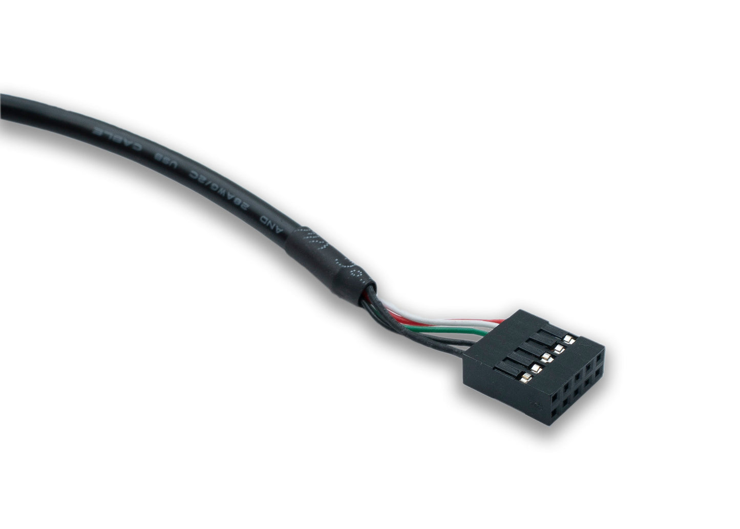SYSTEM-S USB 2.0 Kabel 50 cm Mini B Stecker zu 9 Pin Dupont Buchse 9Pin Buchse