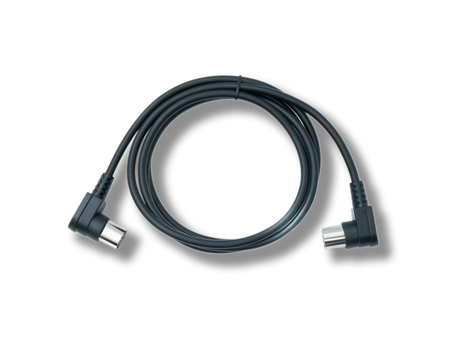 SYSTEM-S MIDI Kabel 150 cm Din 5 Pin Stecker zu Stecker Winkel