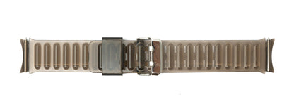 SYSTEM-S Armband 20 mm TPU für Samsung Galaxy Watch 5 4 Smartwatch Transparent Schwarz