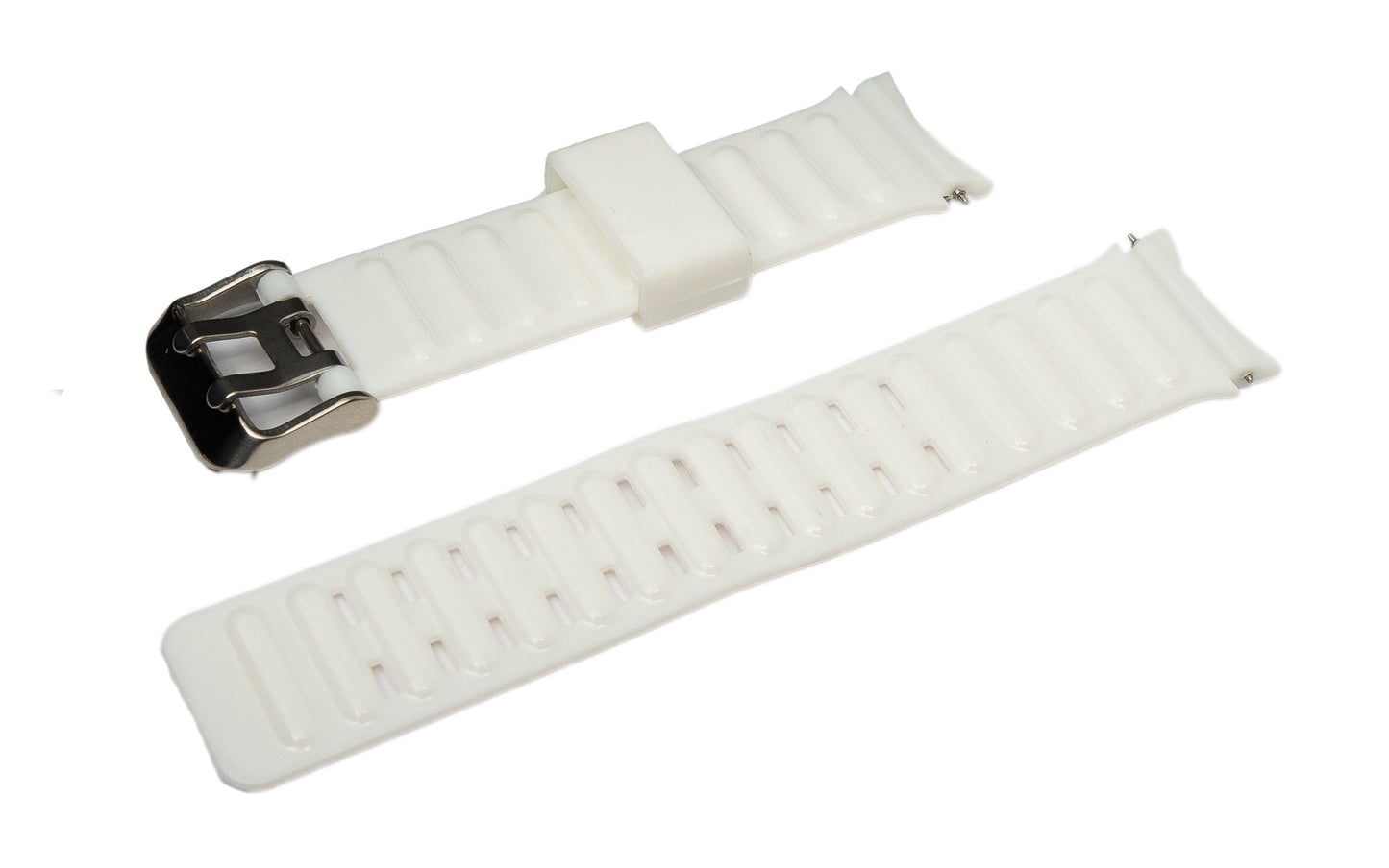 SYSTEM-S 20 mm TPU strap for Samsung Galaxy Watch 5 4 Smartwatch in white