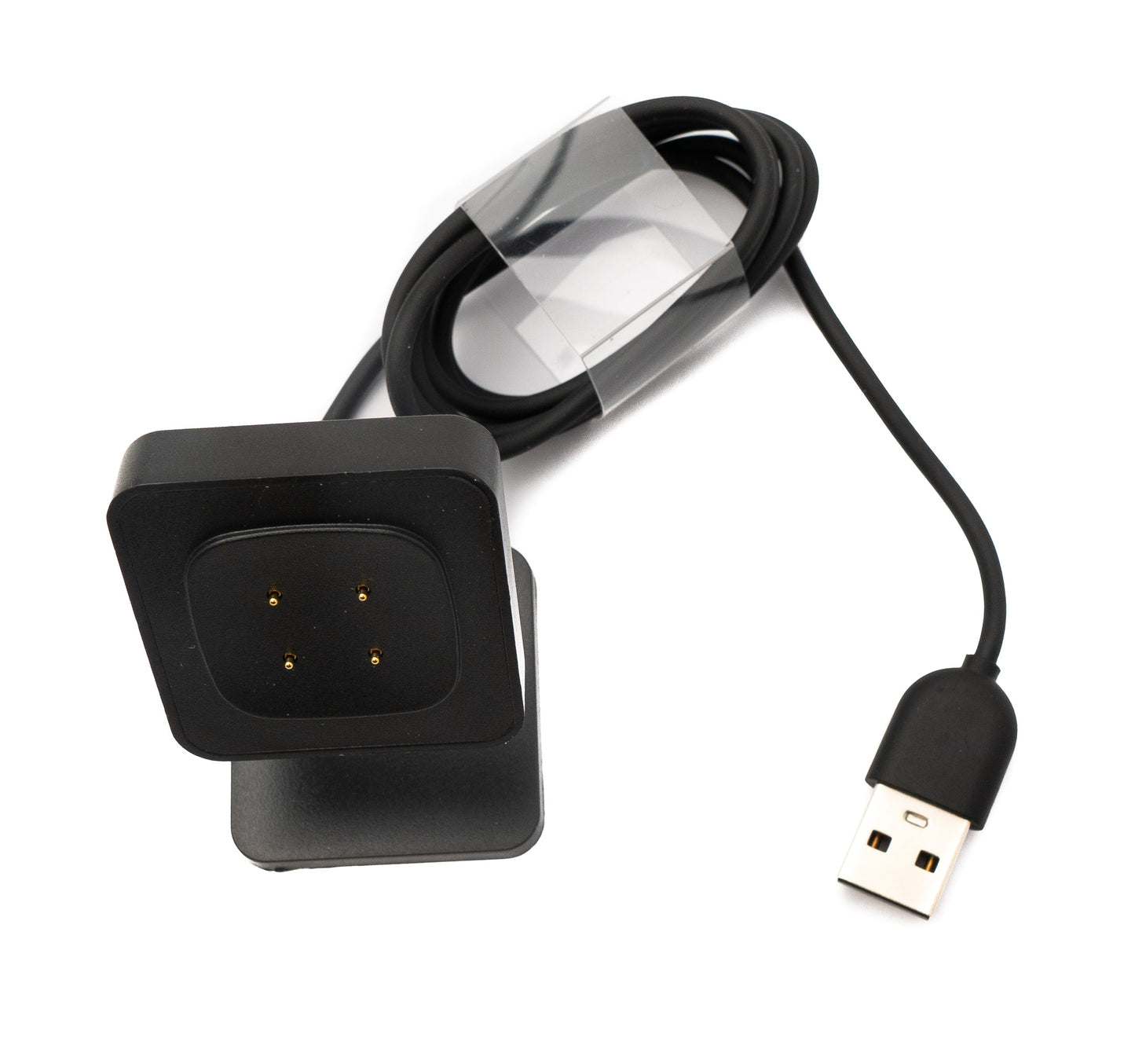 SYSTEM-S USB 2.0 cable 93 cm charging station for Fitbit Versa 4 3 Sense 2 1 in black 