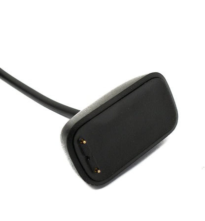 SYSTEM-S USB 2.0 Kabel 96 cm Ladekabel für Fitbit Luxe Charge 5 Smartwach in Schwarz