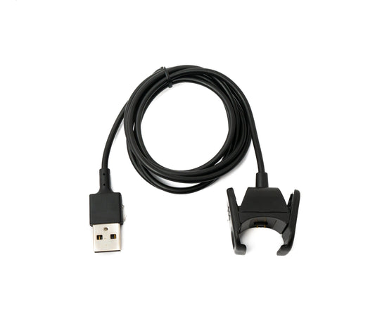 SYSTEM-S USB 2.0 cable 99 cm charging cable for Fitbit Charge 3 smartwatch in black 