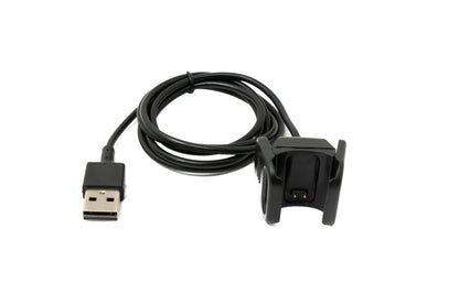SYSTEM-S USB 2.0 cable 99 cm charging cable for Fitbit Charge 3 smartwatch in black 