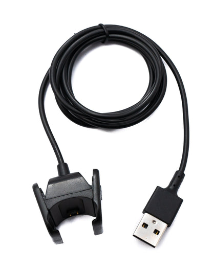 SYSTEM-S USB 2.0 cable 99 cm charging cable for Fitbit Charge 4 smartwatch in black 