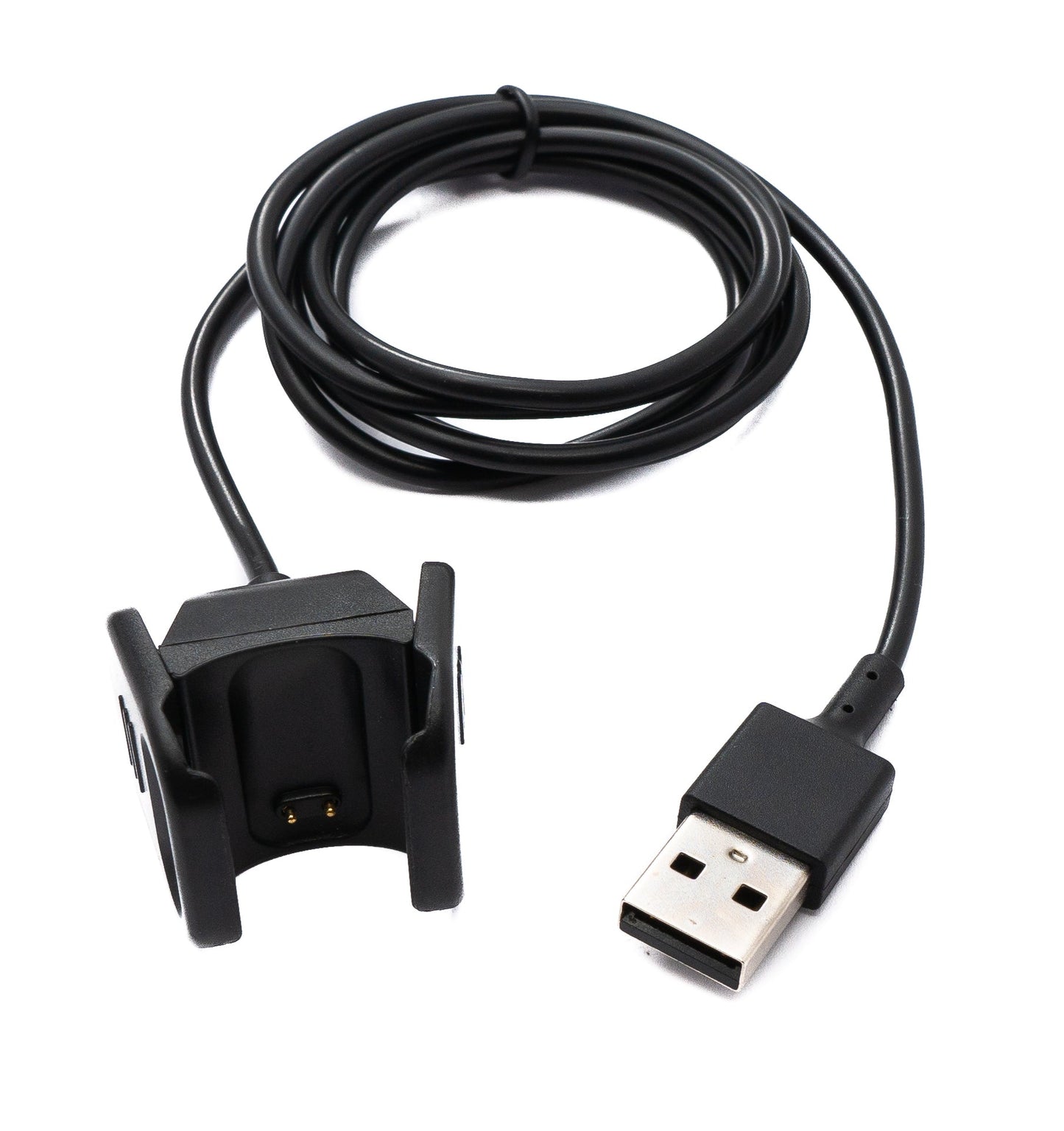 SYSTEM-S USB 2.0 cable 99 cm charging cable for Fitbit Charge 4 smartwatch in black 