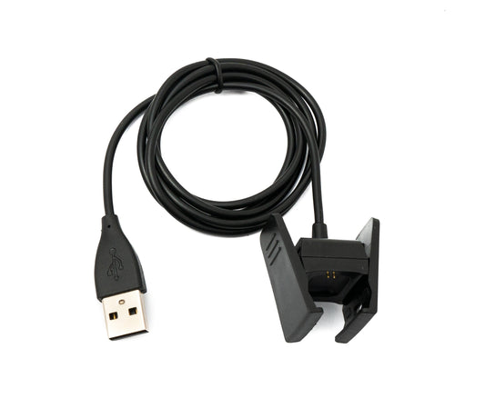 SYSTEM-S USB 2.0 cable 99 cm charging cable for Fitbit Charge 2 smartwatch in black 