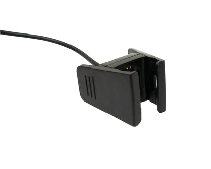 SYSTEM-S USB 2.0 Kabel 99 cm Ladekabel für Fitbit Charge 2 Smartwach in Schwarz