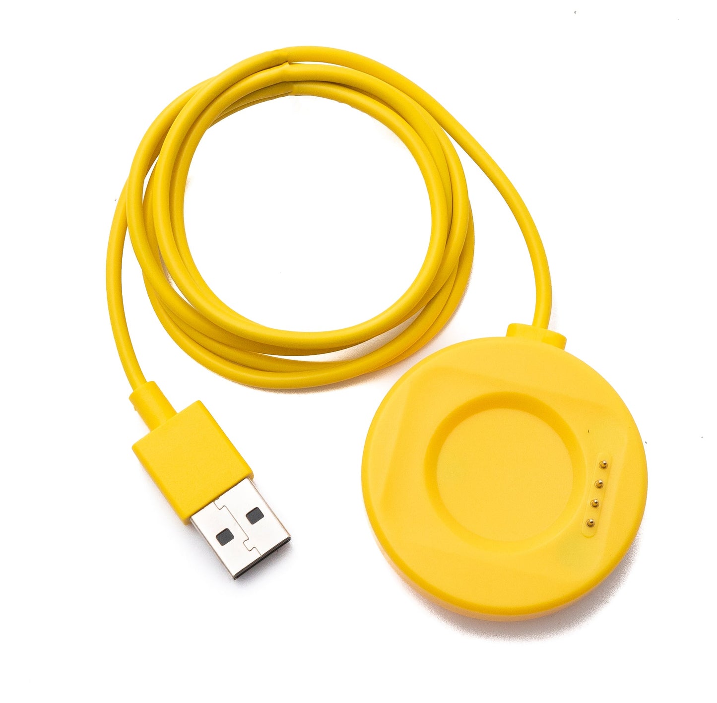 USB 2.0 Kabel 100 cm für Oppo Watch 4 3 2 1 pro SE für OnePlus Watch 2 in Gelb