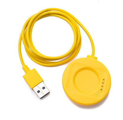 USB 2.0 Kabel 100 cm für Oppo Watch 4 3 2 1 pro SE für OnePlus Watch 2 in Gelb