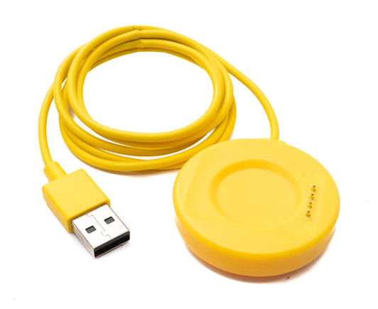 USB 2.0 cable 100 cm for Oppo Watch 4 3 2 1 pro SE for OnePlus Watch 2 in yellow