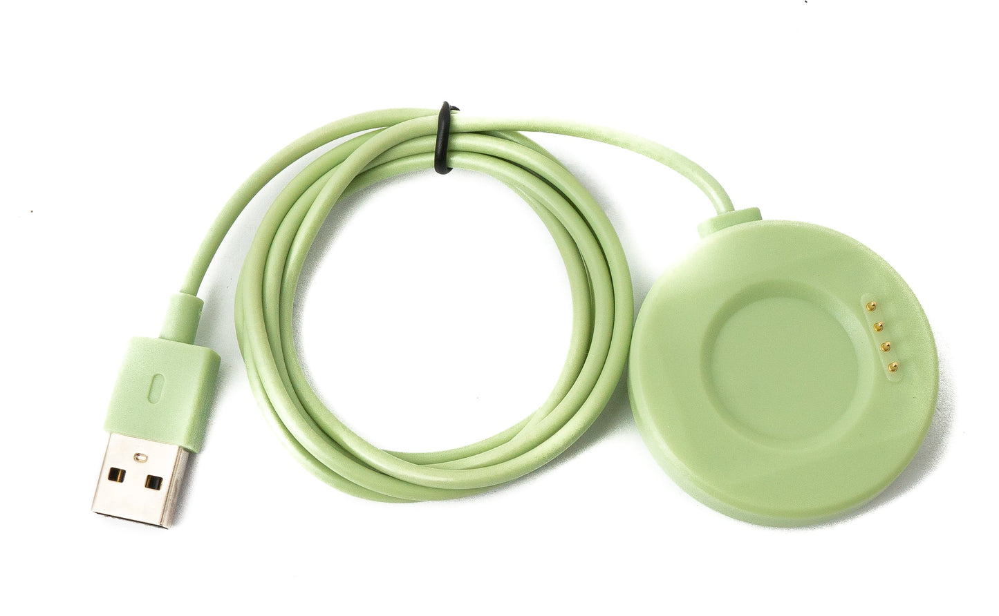 USB 2.0 cable 100 cm for Oppo Watch 4 3 2 1 pro SE for OnePlus Watch 2 in green
