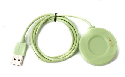 USB 2.0 cable 100 cm for Oppo Watch 4 3 2 1 pro SE for OnePlus Watch 2 in green