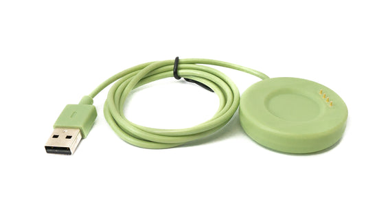 USB 2.0 cable 100 cm for Oppo Watch 4 3 2 1 pro SE for OnePlus Watch 2 in green