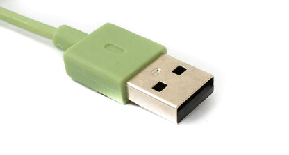 USB 2.0 cable 100 cm for Oppo Watch 4 3 2 1 pro SE for OnePlus Watch 2 in green