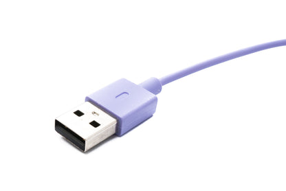 USB 2.0 cable 100 cm for Oppo Watch 4 3 2 1 pro SE for OnePlus Watch 2 in purple