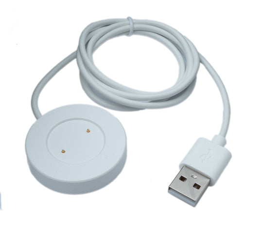 SYSTEM-S USB 2.0 cable 93 cm charging station for Huawei Watch GT smartwatches in white 
