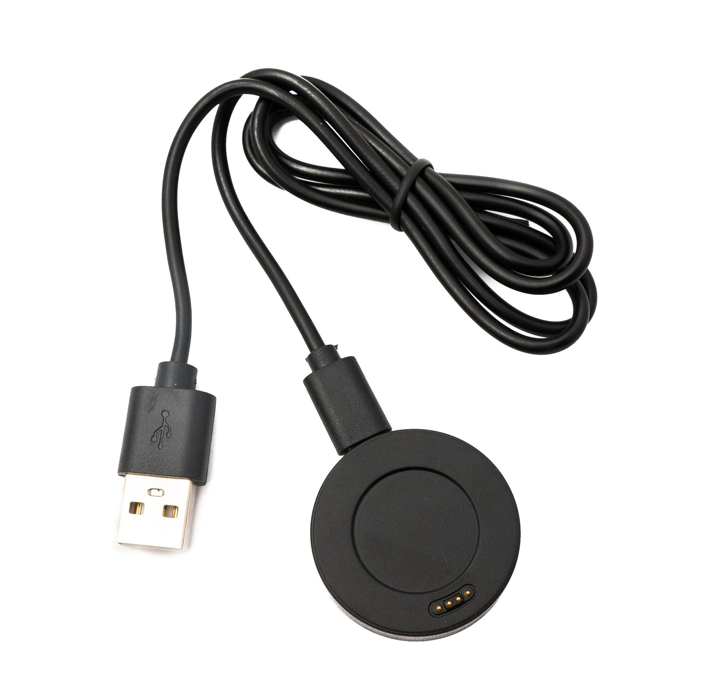 SYSTEM-S USB 2.0 Kabel 80 cm Ladestation für Huawei Watch 1 Smartwatch 5V in Schwarz
