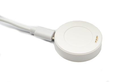 SYSTEM-S USB 2.0 Kabel 80 cm Ladestation für Huawei Watch 1 Smartwatch 5V in Weiß