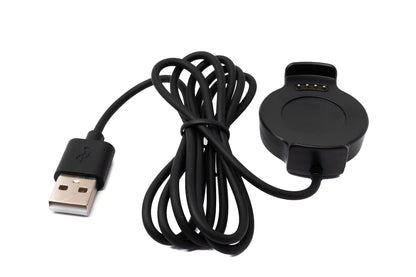 SYSTEM-S USB 2.0 cable 100 cm charging station for Huawei Watch 2 Smartwatch 5V in black
