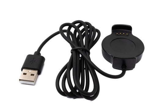SYSTEM-S USB 2.0 cable 100 cm charging station for Huawei Watch 2 Smartwatch 5V in black