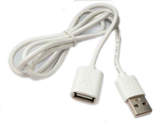 SYSTEM-S USB 2.0 Cable 96 cm Charging Cable for Huawei Honor Band 5i Smartwatch White 