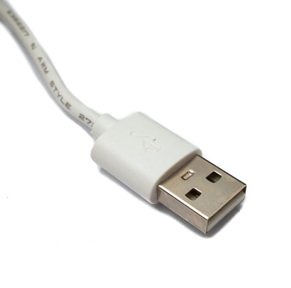 SYSTEM-S USB 2.0 Kabel 96 cm Ladekabel für Huawei Honor Band 5i Smartwatch Weiß