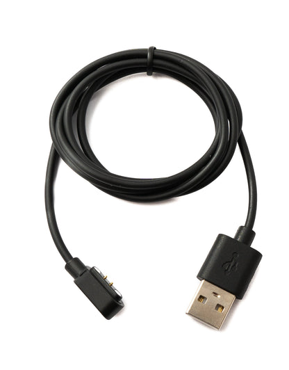 SYSTEM-S USB 2.0 cable 100 cm charging cable for Xiaomi Haylou LS02 LS01 in black 