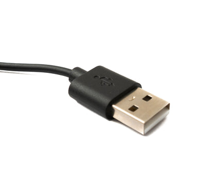 SYSTEM-S USB 2.0 cable 100 cm charging cable for Xiaomi Haylou LS02 LS01 in black 